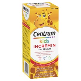 Centrum Buy Centrum Kids Incremin Iron Mixture Cherry Flavour 200ml Online