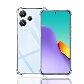 Redmi 12 5G Case, Compatible with Wekrsu, Flexible TPU Cover, Full Transparent, Heat Dissipation, Anti-Yellowing, Redmi 12 5G Case, Full Protective Cover, Shockproof, Drop Prevention,