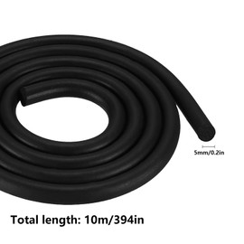 OMIGA 10 Meter Dichtschnur Fugendichtband 5 mm Ø EPDM Rundschnur Fugenfüllprofil für Fuge und Spalt Beton Füllung