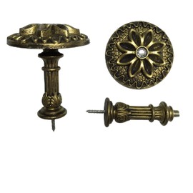 ThedisplayDeal European Style Curtain Holdback for Home Decoration Window Treatment (Bronze-02)