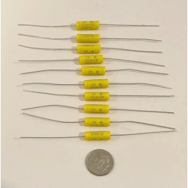 Mallory 150 series .022 µF 630 volt capacitors set of 10 NEW!