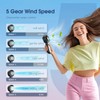 【5200mAh】Portable Handheld Turbo Fans for Travel, High-Speed Motor, Rechargeable Hand