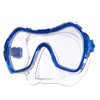 Salvas Drop SR Mens Diving Mask - L, Blue (Transparent/Transparent