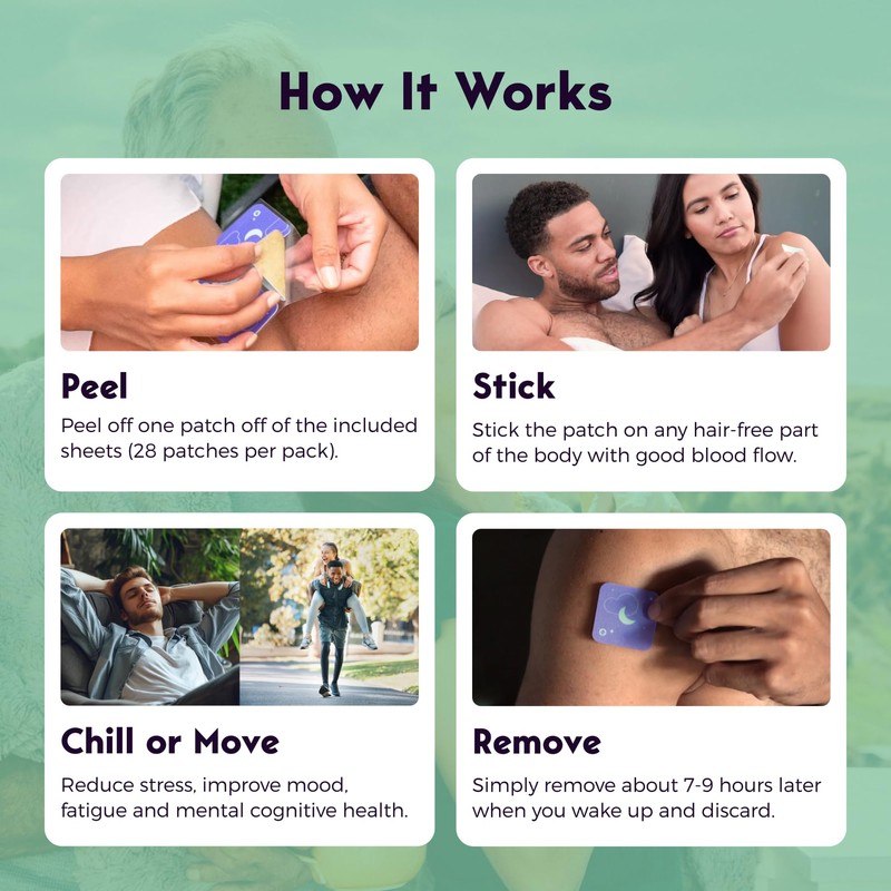 Klova Micronutrient Patch for Energy & Relaxation | Easy-Apply, Time-Release