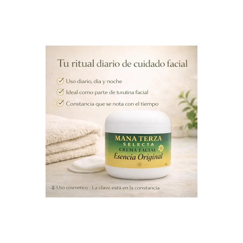 4 Crema Facial Mana Terza Selecta Aclarante Natural 70g