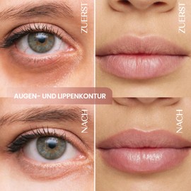 Senso Naturale Solid Stick fur Augen und Lippen, Feuchtigkeitspflege mit Koffein und Hyaluronsäure, 100% Natürlich und Vegan