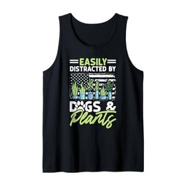 US Flag Gardening Garden Landscaping Gardener Dog Plant Tank Top