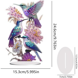 hyzsj Diamond Painting Kit DIY 5D Full Drill Rhinestone Art for Adults Kids Home Decor