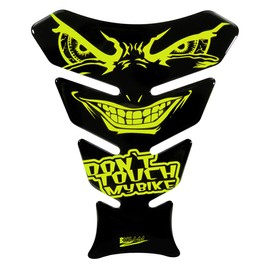 Motorcycle Tank Pad Neon Yellow Compatible with Yamaha 502860