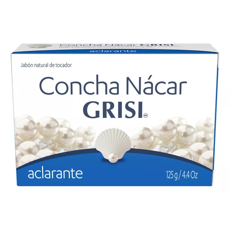 Grisi 3 Jabón Concha Nácar Grisi 125g, Aclarante.