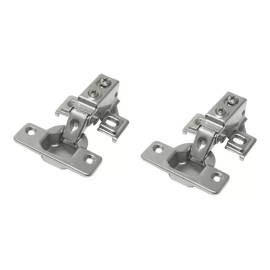 LIZOFERTAS Bisagra Cierre Suave Bidimensional Recta Brazo Corto 20 Pzas