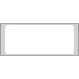 PDC Healthcare ADLR-11232 Paper General Purpose Admission Label, Smudgeproof Litho/Removable, 3.5" Width x 1.5" Length, 4" Carrier Width, 1" Core Size, White (Roll of 1000)