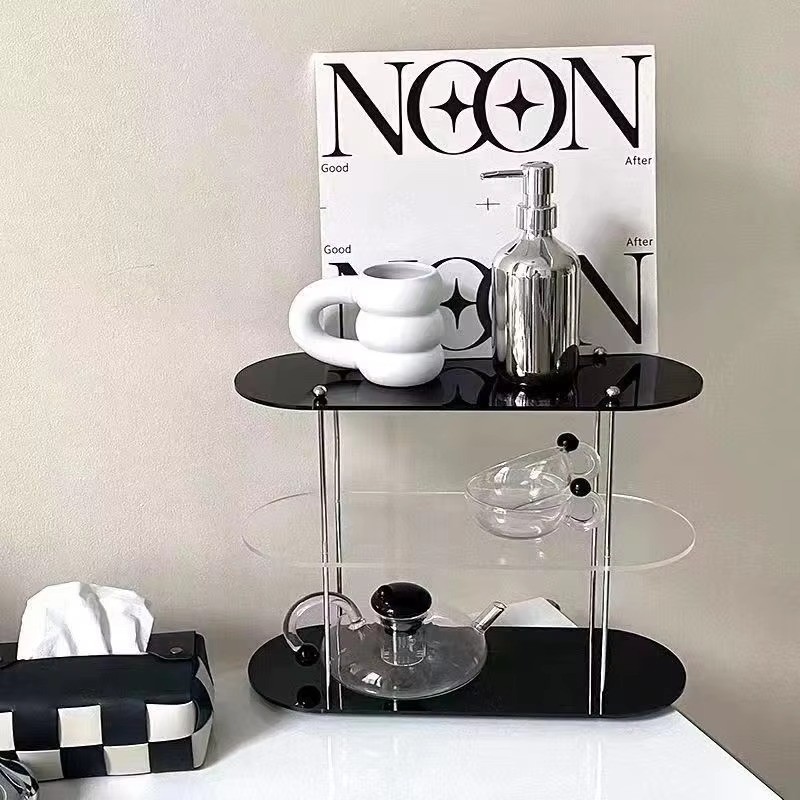 Acrylic Desktop Organizer – 3 Layer Display Shelf, Perfume Jewelry