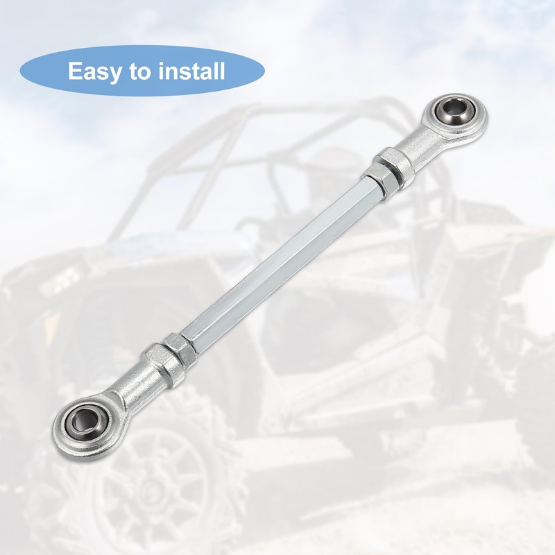 Motoforti 2pcs 145mm 8mm Hole Dia Steering Tie Rod for