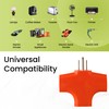 GoGreen Power (GG-3406OR) 3 Wire Cube Adapter, 3-Outlet Wall Tap