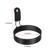 MSDADA Egg Ring, 4 Pcs Stainless Steel Non-Stick Round Egg
