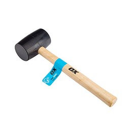 OX Trade Black Rubber Mallet - 16 oz