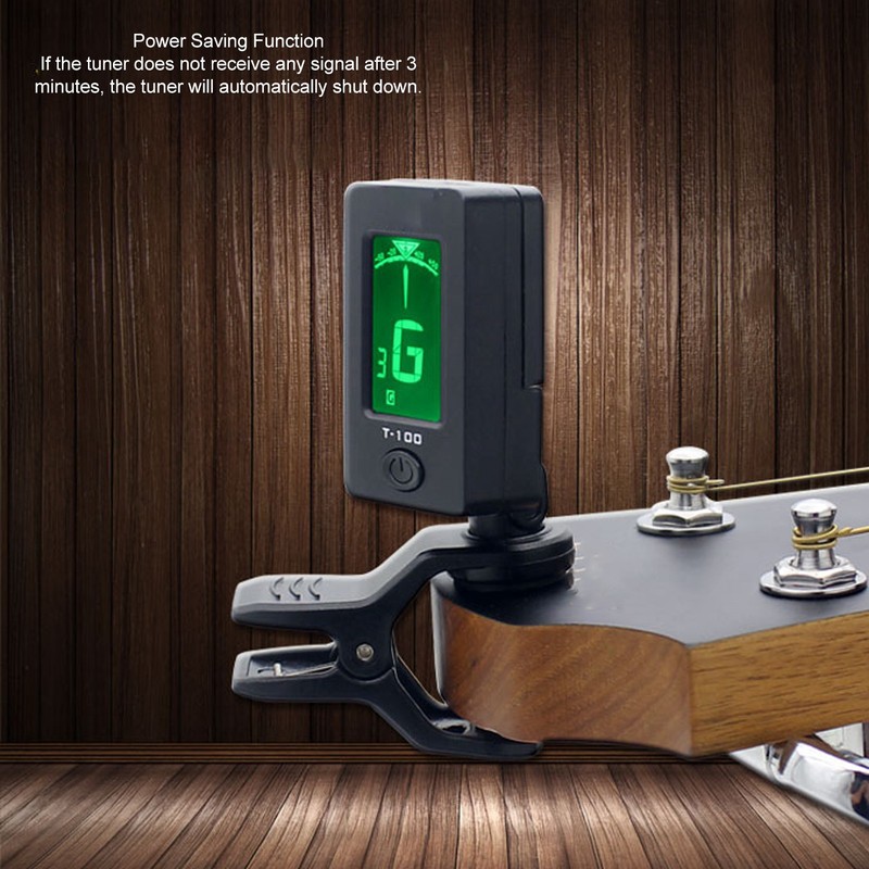 Guitar Tuner Clip On Multi Function High Accuracy Black Tuner