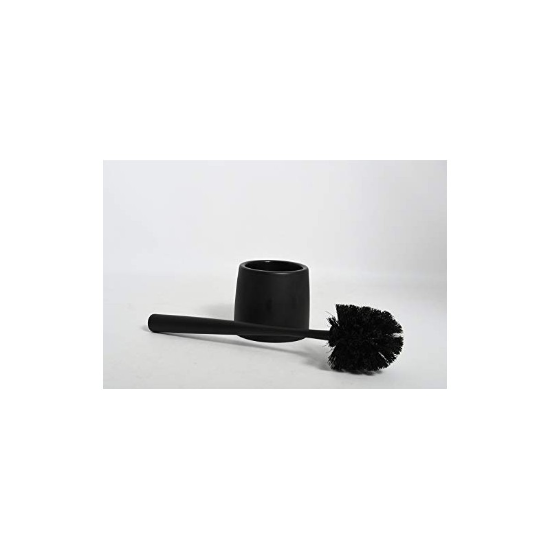 Spirella Ricky Toilet Brush with Hygienic Container Matt Black