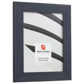 Craig Frames Jasper Picture Frame, 8.5 x 11 Inch, Country Weathered Blue
