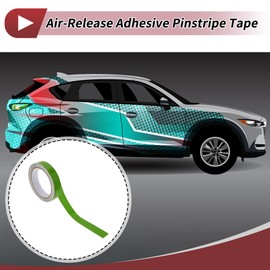 X AUTOHAUX Pinstripe Tape 30mmx10m Car Stripes Pinstripe Decals for Car Motorcycle and Boat Racing Stripes DIY Stickers Glossy Green 1 Pcs