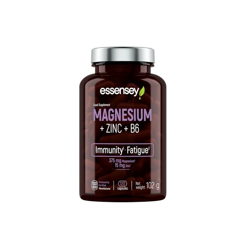 Essensey Magnesium + Zinc + Vitamin B6 Complex - Magnesium