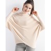 Ciovkis Women's Merino Wool Blend Oversized Sweater 2025 Fall Winter