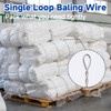 jxgzyy 100 Roll Bailing Wire 14 Gauge 14 ft Galvanized