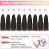 Shoobidoo 14 Inch Pre-looped Yanky Twist Crochet Hair 9 Packs
