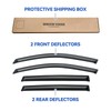Window Rain Guards Shield for 2007-2013 Acura MDX, Window Vent