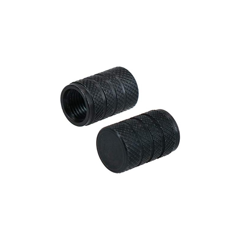 Black Metal Valve Caps Wheel Tyre Dust Cap Air Stem