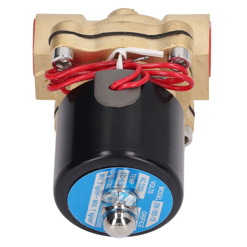 Solenoid Valve Brass Electric 2 Way 1/2in Normally Closed for