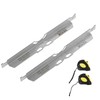 VEVOR Wheel Alignment Tool, 2-Pack Toe Alignment Toe Plates, Stainless Steel Wheel Alignment Tool Plate, Toe Angle Accurate Measurement, Includes 2 Measuring Tapes & Conversion Chart