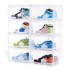 Shoe Boxes Set of 8,Stackable Large Shoe Organizer with Magnetic