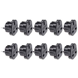 10 x UK to DE/GB to EU/England to Germany Europe Travel Adapter