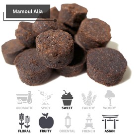 Mamoul Alia 80g Incense Bricks (Disk Form) | Use with Charcoal Disc or Electric Bukhoor Burner (فحم بخور) | Meditation Decor & Stress Relief Arabian Home and Car Incense | Arabian Oud Solid