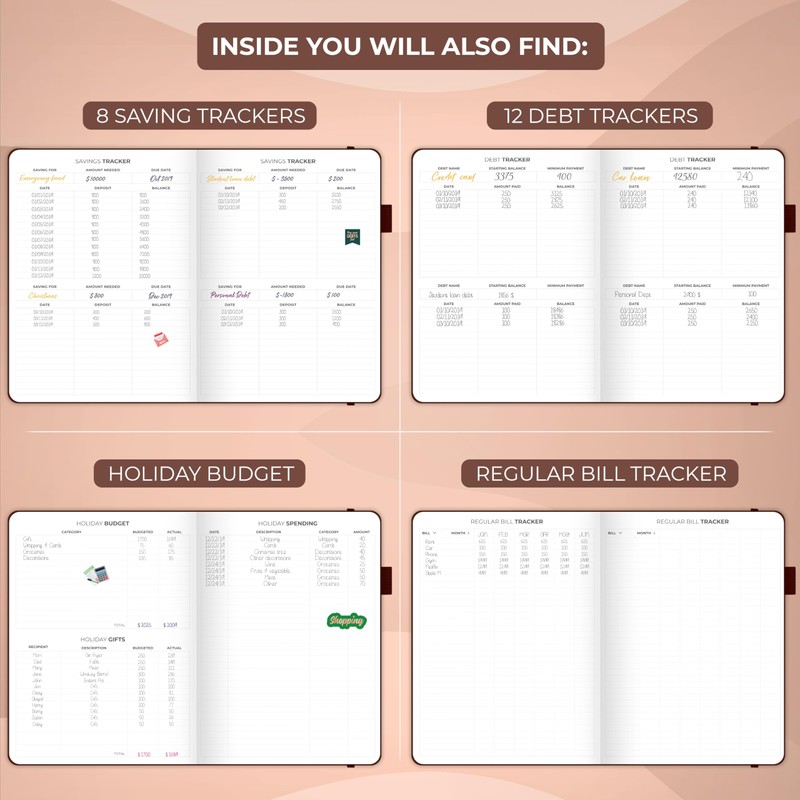 Clever Fox Budget Planner - Expense Tracker Notebook. Monthly Budgeting