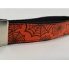 Orange Spider Web Wristlet Keychain