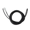 Pulley Cable Steel Fitness Cable Black Adjustable Strong Coated Pulley