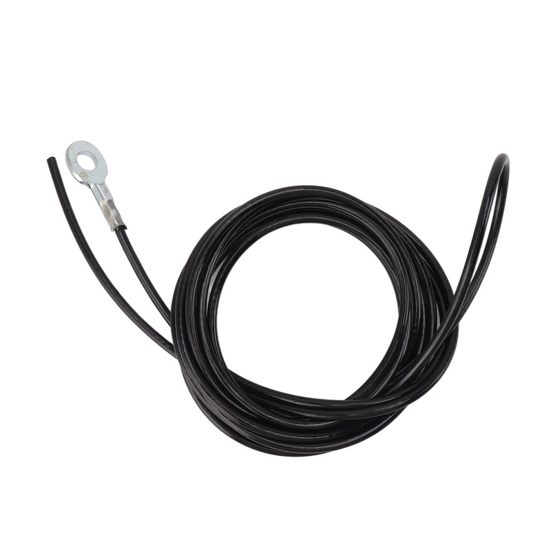 Pulley Cable Steel Fitness Cable Black Adjustable Strong Coated Pulley