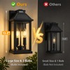 Solar Porch Lights Outdoor: Solar Wall Sconce Lights with Motion