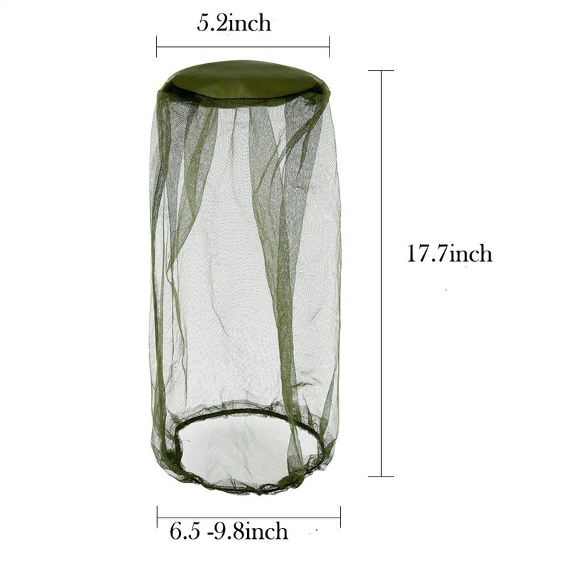 Mosquito Head Nets Gnat Repellant Head Netting, Protective Cover Mask