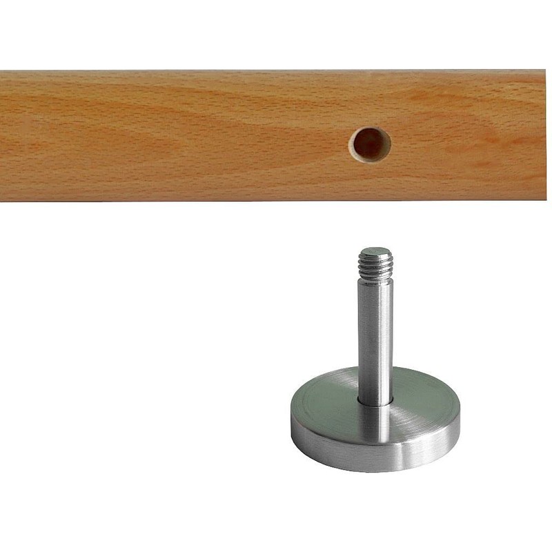 TIBU Oak Wooden Handrail Railing 0.3 m - 6 m,