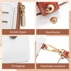 MultiValue RFID Card Holder Wallet, Wristlet Wallet with Keychain PU