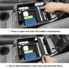 Hellet 2PCS Center Console Hidden Box Organizer Compatible with Toyota