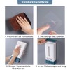 sinzau Plastic Bag Dispenser, Wall Mounted Plastic Garbage Bag Organiser,