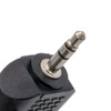 Convert 3.5mm Stereo Plug to RCA Jack Plug Adapter