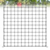 TOMVAES Grow Net, Trellis Netting, Elastic, Black, Square, Plant Support,