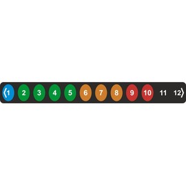 ONDOLAB Fridge Indicator 12LF | Reversible