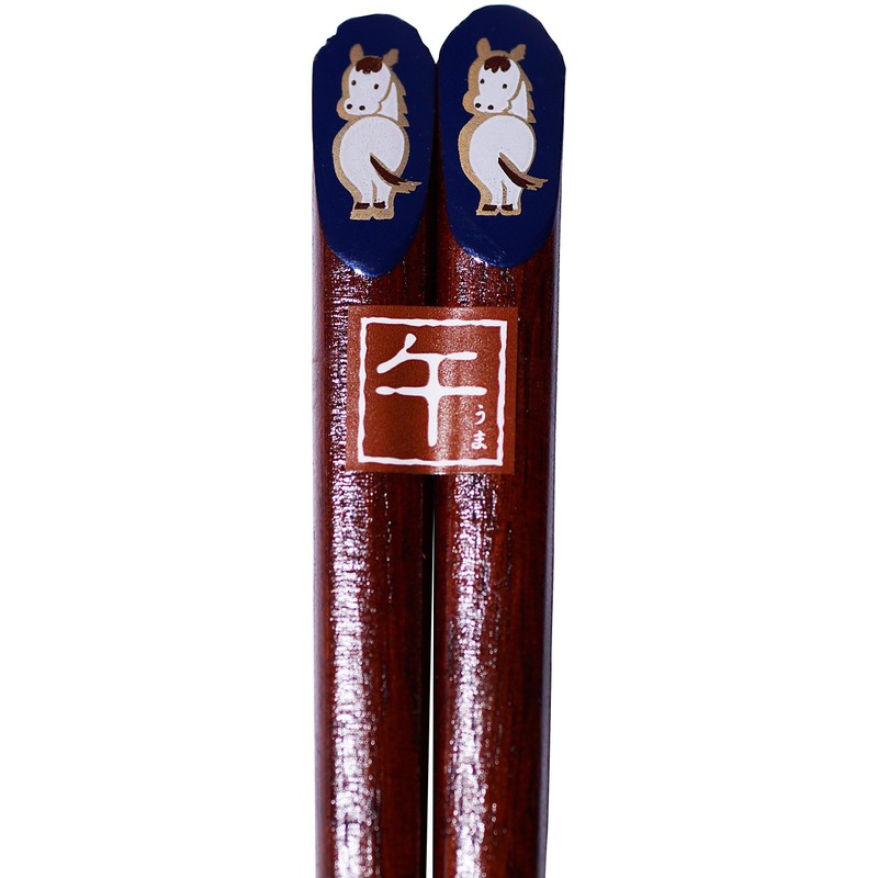 Ishida 12913-8 Young Nago Painted Chopsticks, Furimuki, Zodiac Chopsticks, Etochi